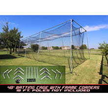 Cimarron #24 40x12x10 Batting Cage and Frame Corners