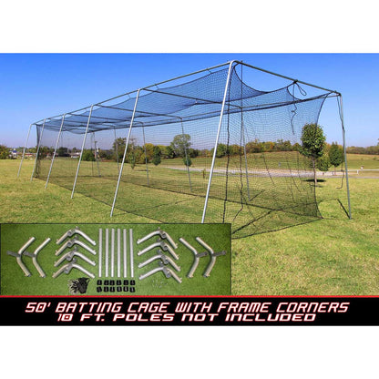 Cimarron #24 50x12x10 Batting Cage and Frame Corners