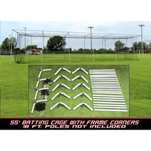 Cimarron 55x12x12 #24 Batting Cage and Frame Corners