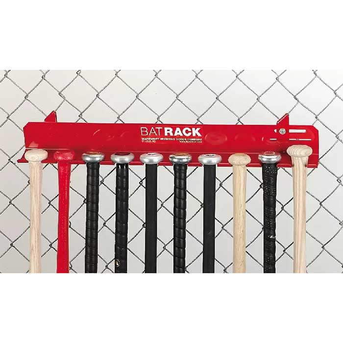 Aluminum Fence Baseball Bat Rack