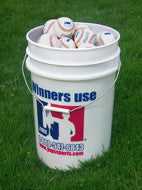 Bucket of JUGS Pearls Baseballs