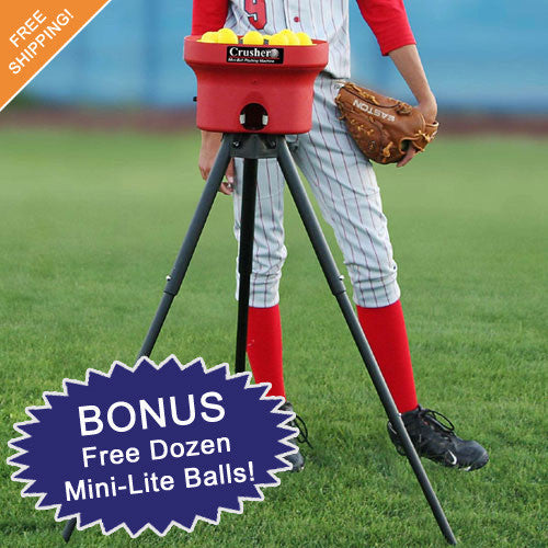 Heater Sports Crusher Curve Mini Lite-Ball Pitching Machine