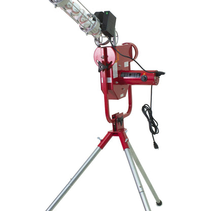 Heater Pro Curve Real Baseball Pitching Machine with Pivot Head and Auto Ball Feeder