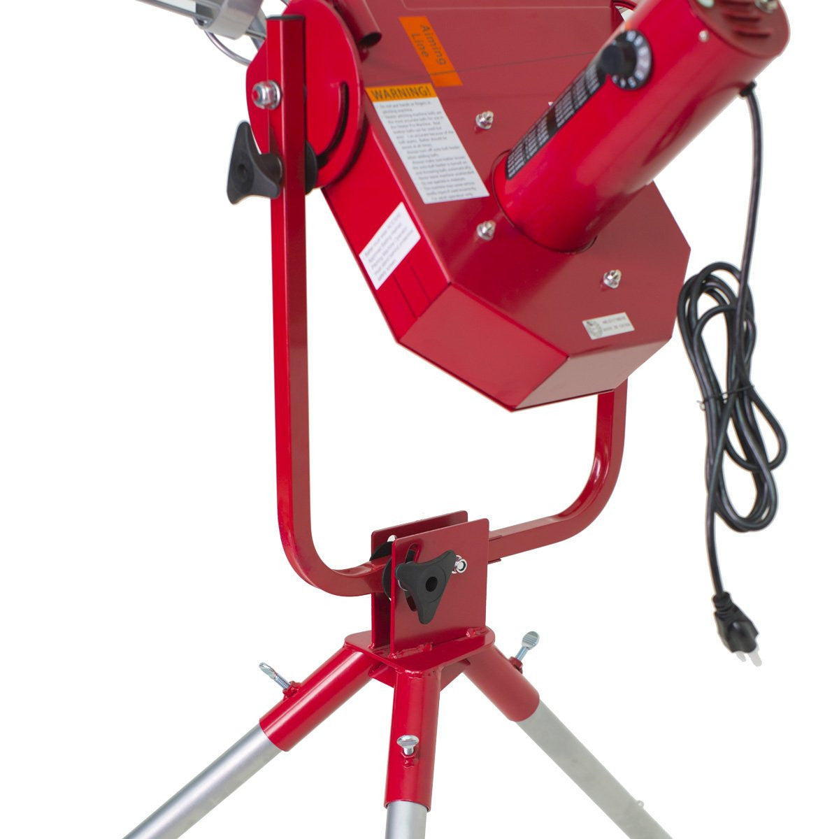 Heater Pro Curve Real Baseball Pitching Machine with Pivot Head and Auto Ball Feeder