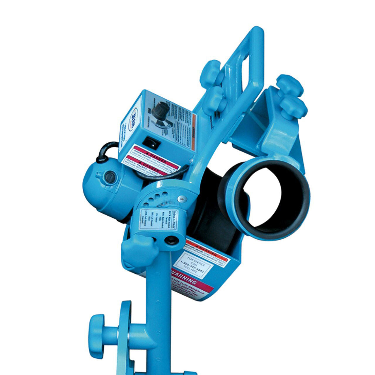 JUGS Lite-Flite® Pitching Machine From Feeder Side