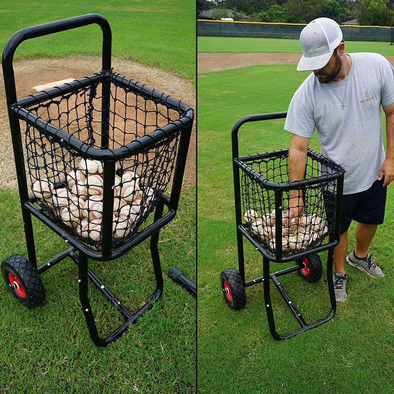 Pro Baseball Ball Cart - Medium
