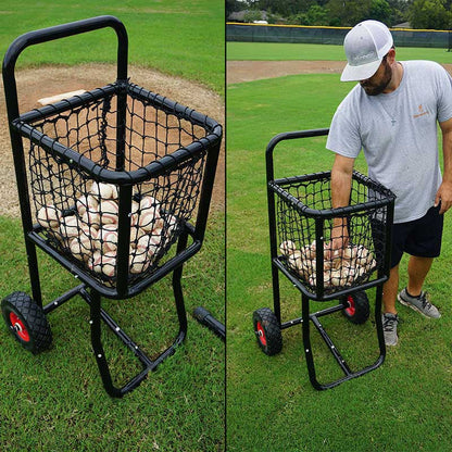 Pro Baseball Ball Cart - Medium