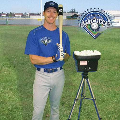 Chris with the Personal Pitcher PRO Pitching Machine