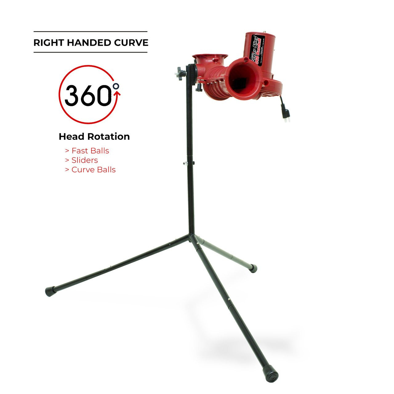 Power Alley 360 Lite Baseball Pitching & Fielding Machine