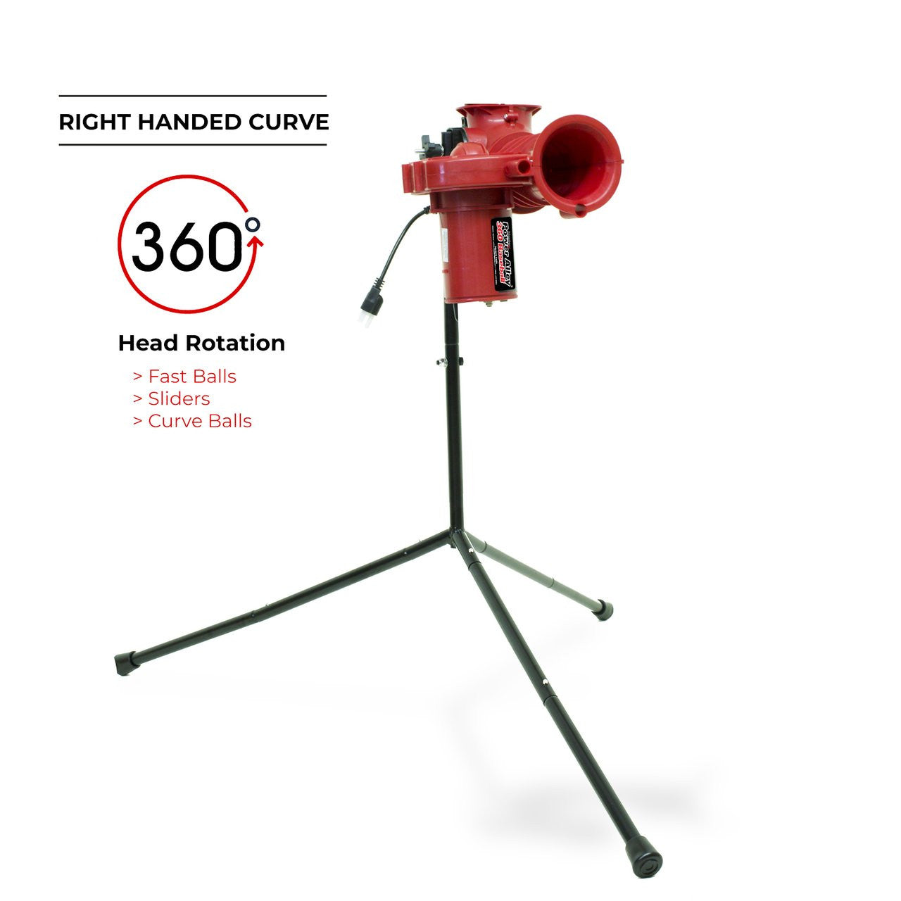 Power Alley 360 Lite Baseball Pitching & Fielding Machine