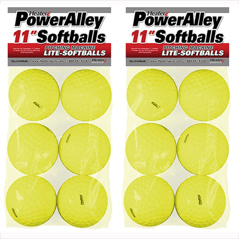 PowerAlley 11 inch Lite Softballs(1 Dozen)