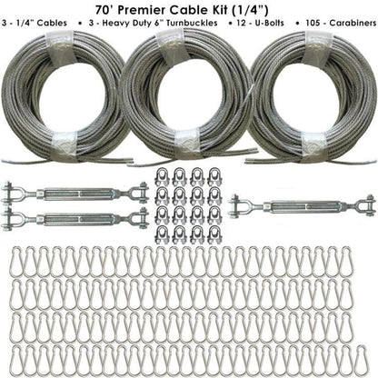 Premier Batting Cage Cable Kits