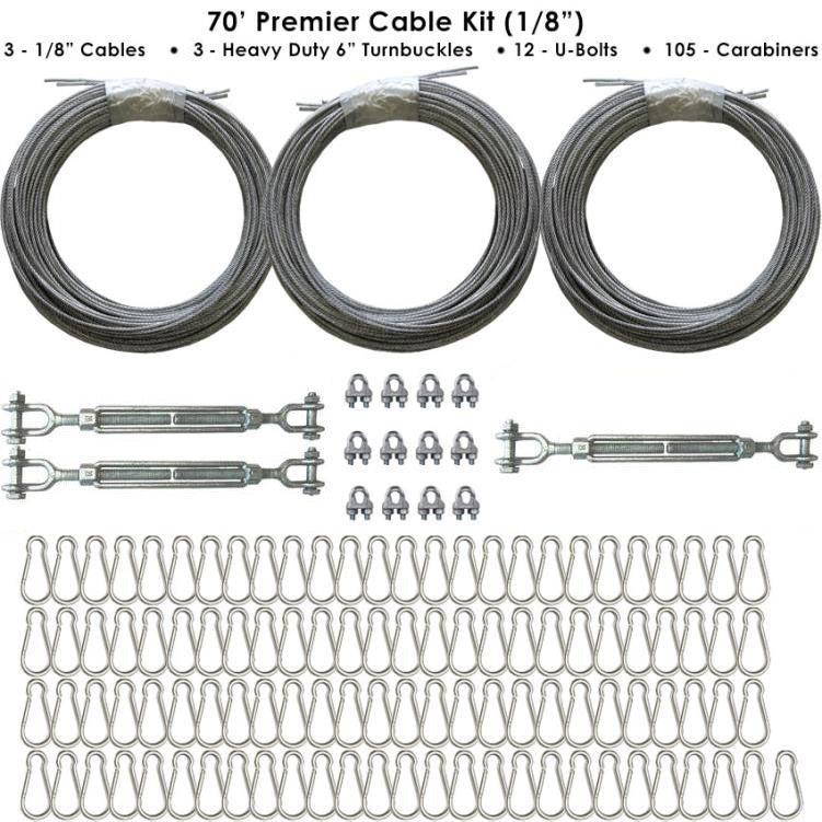 Premier Batting Cage Cable Kits
