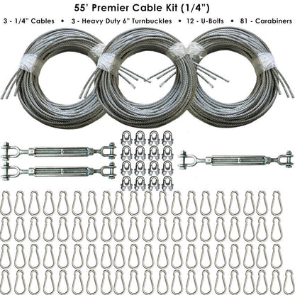 Premier Batting Cage Cable Kits