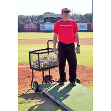 Pro Baseball Ball Cart With Pitcher