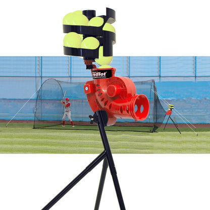 Sandlot Batting Cage WithBONUS: Lite Baseball Pitching Machine