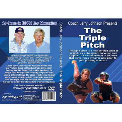 The Triple Pitch Fastpitch DVD by Jerry Johnson