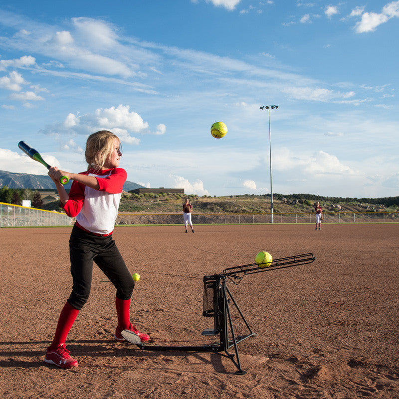 Ultimate Hitting Machine Softball Practice