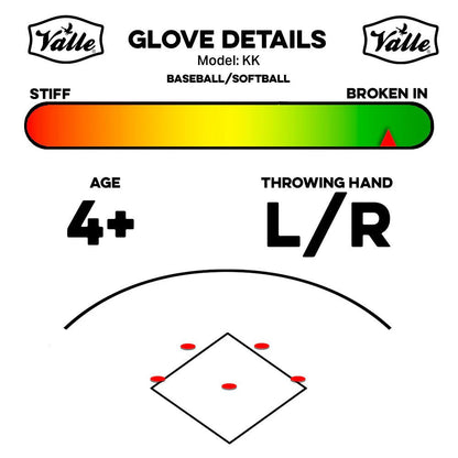 Valle Eagle KK Infield Trainer Glove