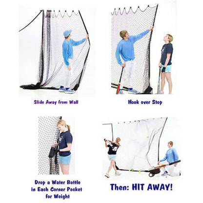 Zip Net Indoor Hitting Net How To Use